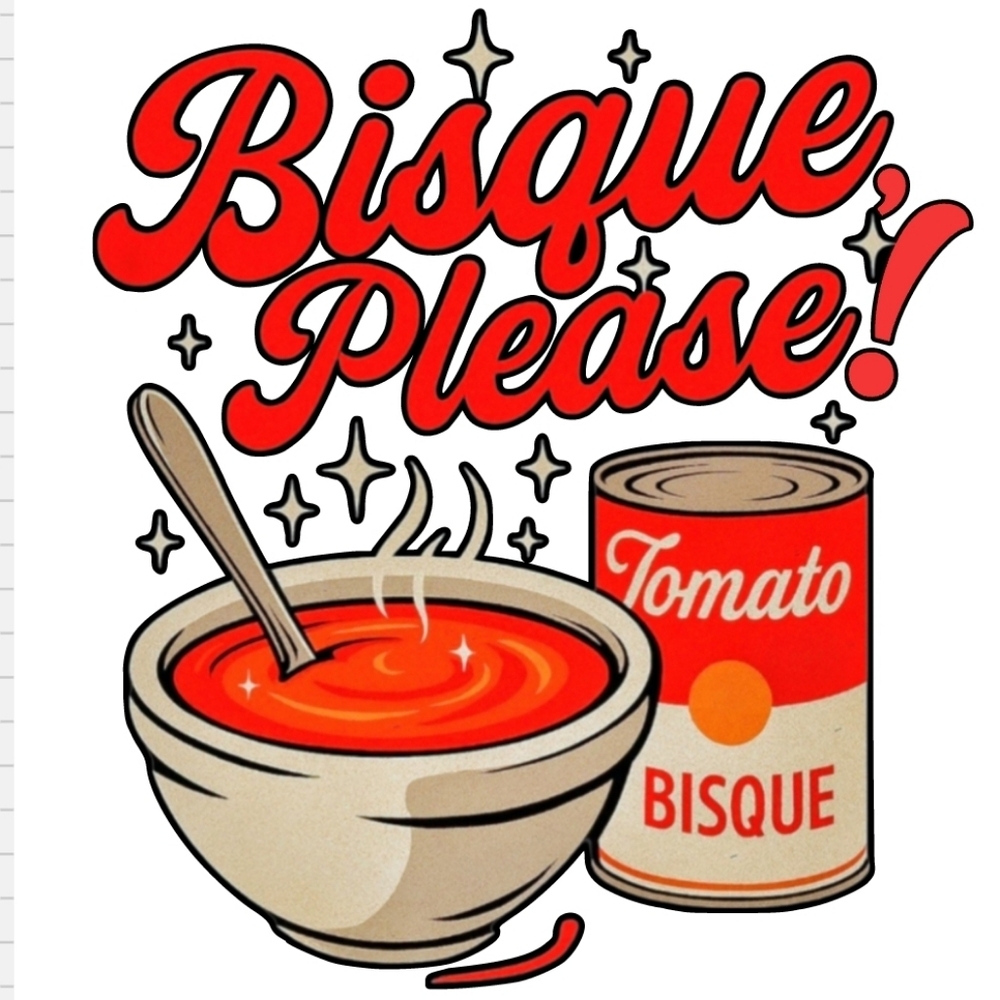 Brand New Never Worn "Bisque, Please" Tee